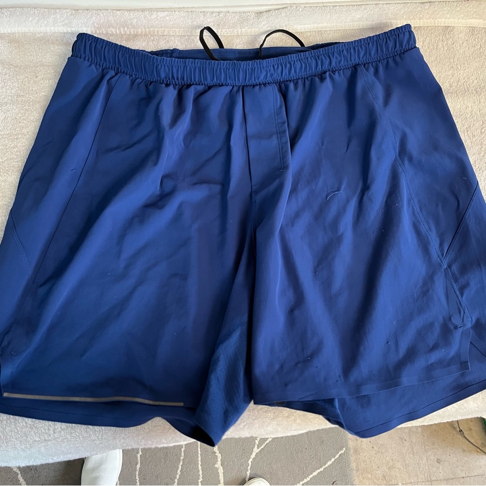 Lululemon mens blue athletic shorts